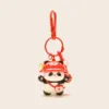 Red cute panda keychain