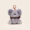 Grey Koala wearing hat keychain