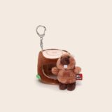 brown Cute Groundhog Keychain