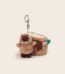 light brown Cute Groundhog in house Keychain