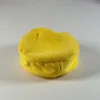 Pokémon Pikachu Ornament (5) Yellow fabric hacky sack or footbag on gray background