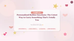 Personalized Rubber Keychain: Cute Custom Picks